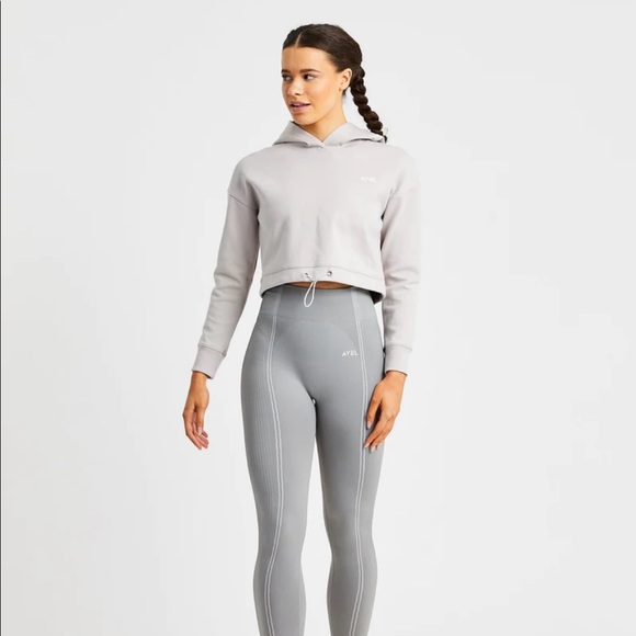 AYBL Tops - NWT cropped drawcord hoodie